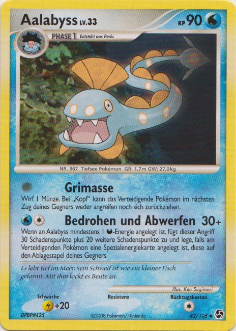 Aalabyss 42 — Epische Begegnungen (German Pokémon TCG card)