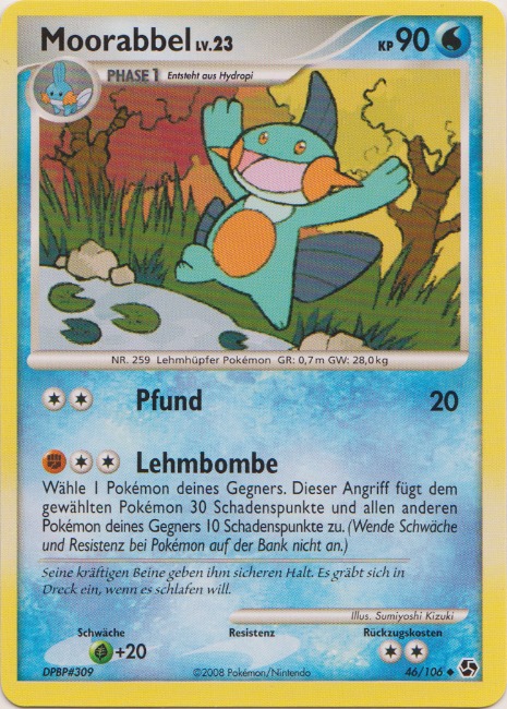 Moorabbel 46 — Epische Begegnungen (German Pokémon TCG card)