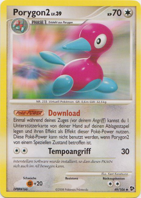 Porygon2 49 — Epische Begegnungen (German Pokémon TCG card)