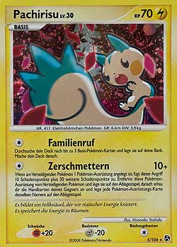 Pachirisu 5 — Epische Begegnungen (German Pokémon TCG card)