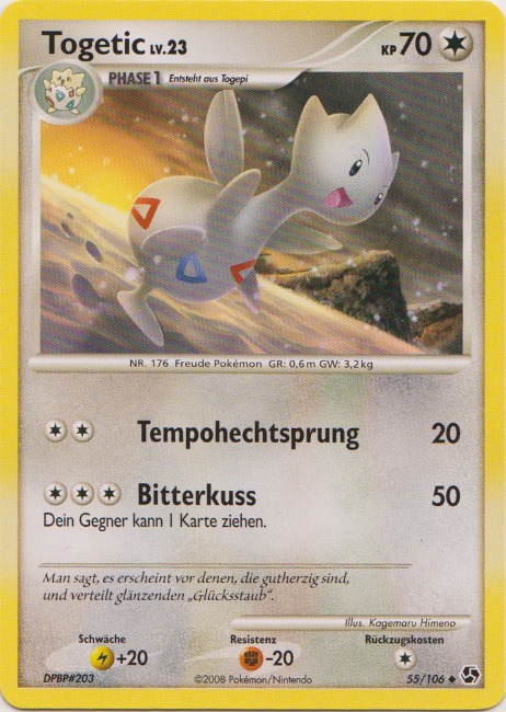 Togetic 55 — Epische Begegnungen (German Pokémon TCG card)