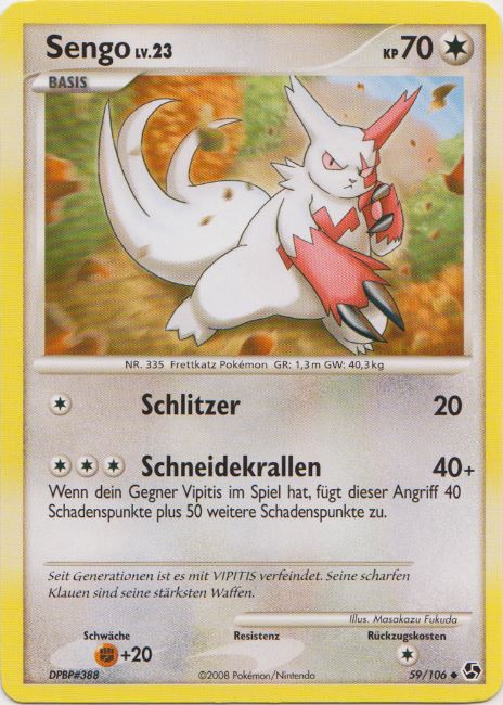 Sengo 59 — Epische Begegnungen (German Pokémon TCG card)