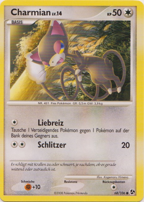 Charmian 68 — Epische Begegnungen (German Pokémon TCG card)