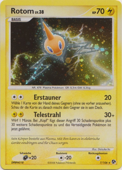 Rotom 7 — Epische Begegnungen (German Pokémon TCG card)