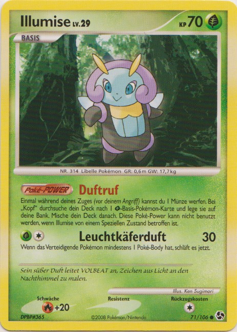 Illumise 71 — Epische Begegnungen (German Pokémon TCG card)