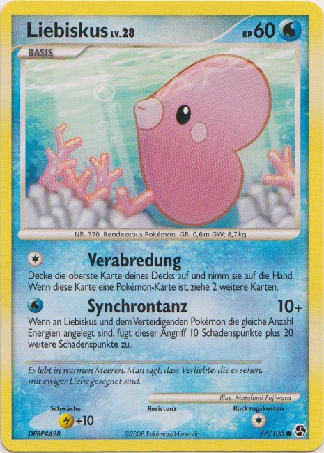 Liebiskus 77 — Epische Begegnungen (German Pokémon TCG card)