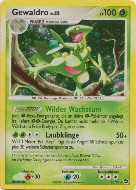 Gewaldro 8 — Epische Begegnungen (German Pokémon TCG card)