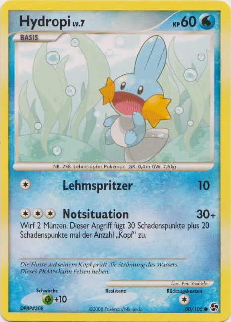 Hydropi 80 — Epische Begegnungen (German Pokémon TCG card)