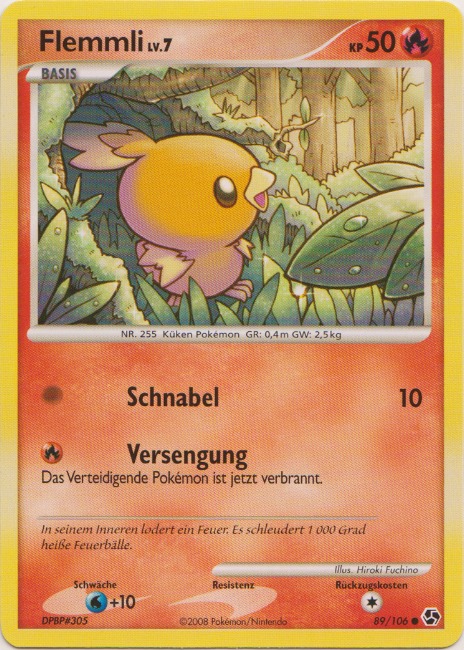 Flemmli 89 — Epische Begegnungen (German Pokémon TCG card)