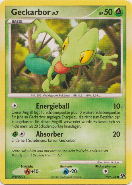 Geckarbor 90 — Epische Begegnungen (German Pokémon TCG card)