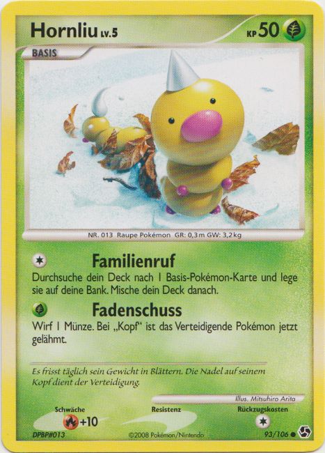 Hornliu 93 — Epische Begegnungen (German Pokémon TCG card)