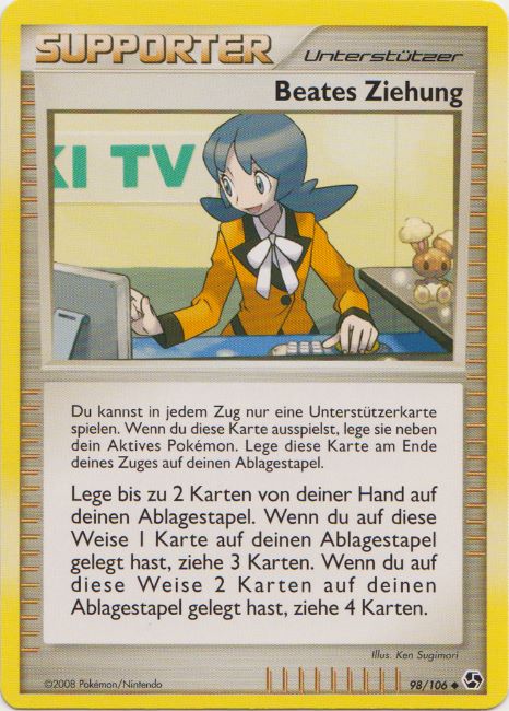 Beates Ziehung 98 — Epische Begegnungen (German Pokémon TCG card)