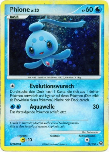 Phione 12 — Majestätischer Morgen (German Pokémon TCG card)