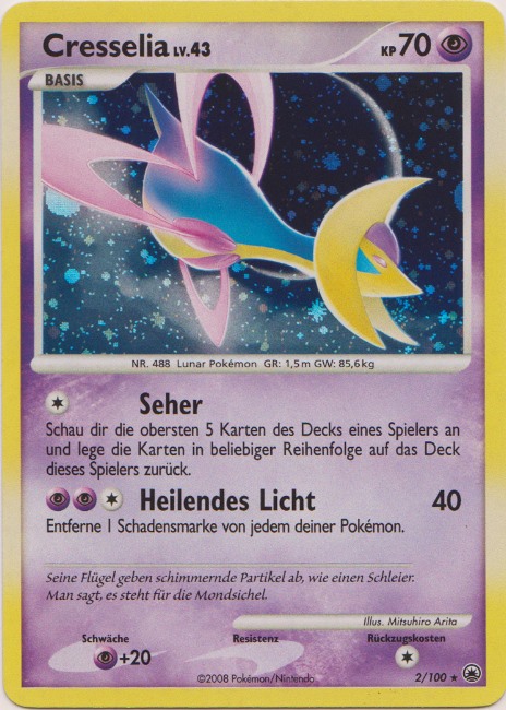 Cresselia 2 — Majestätischer Morgen (German Pokémon TCG card)
