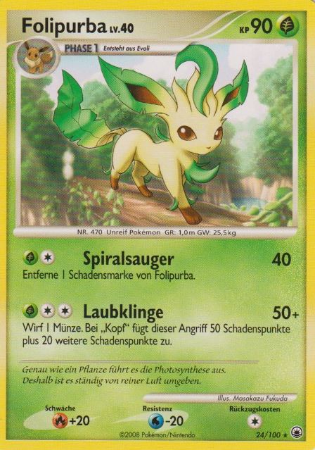 Folipurba 24 — Majestätischer Morgen (German Pokémon TCG card)