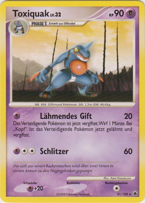 Toxiquak 31 — Majestätischer Morgen (German Pokémon TCG card)