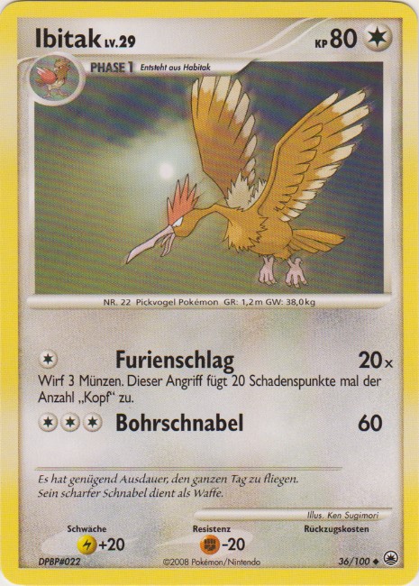 Ibitak 36 — Majestätischer Morgen (German Pokémon TCG card)