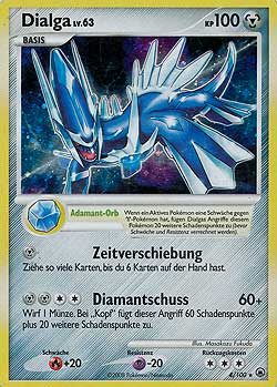 Dialga 4 — Majestätischer Morgen (German Pokémon TCG card)