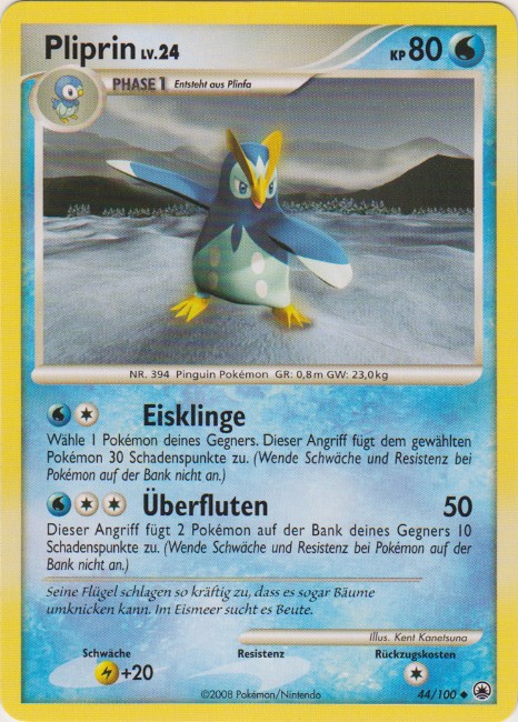 Pliprin 44 — Majestätischer Morgen (German Pokémon TCG card)