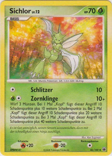 Sichlor 46 — Majestätischer Morgen (German Pokémon TCG card)