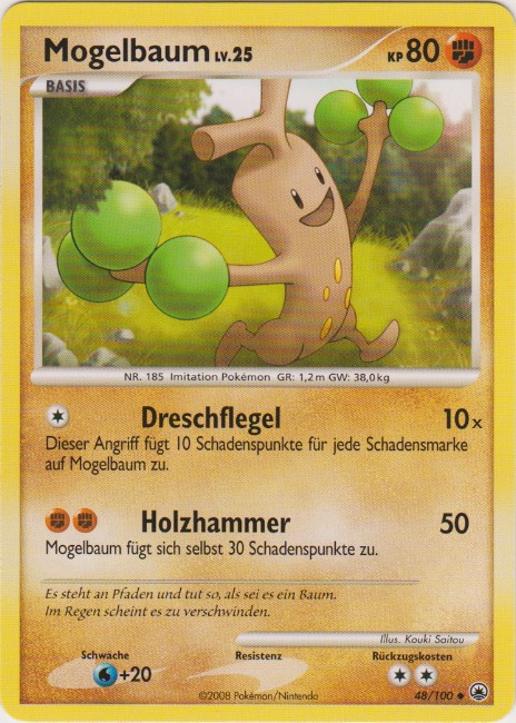 Mogelbaum 48 — Majestätischer Morgen (German Pokémon TCG card)