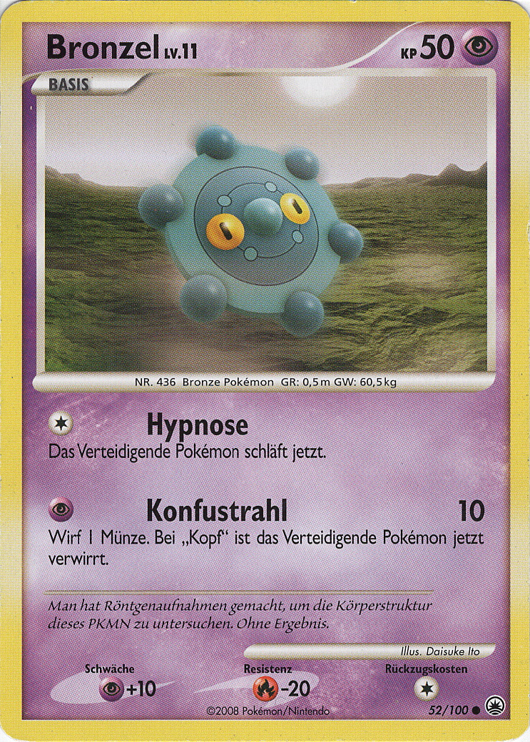 Bronzel 52 — Majestätischer Morgen (German Pokémon TCG card)