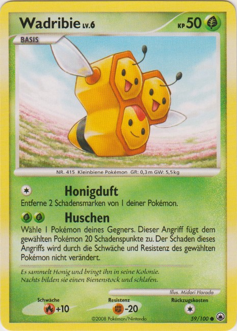 Wadribie 59 — Majestätischer Morgen (German Pokémon TCG card)