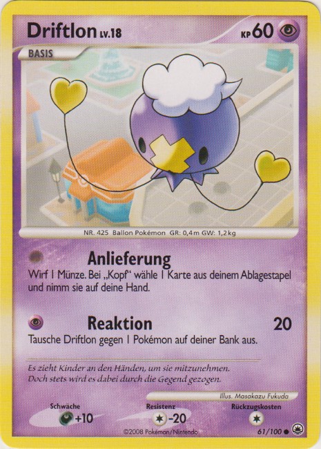 Driftlon 61 — Majestätischer Morgen (German Pokémon TCG card)