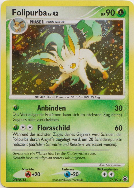 Folipurba 7 — Majestätischer Morgen (German Pokémon TCG card)