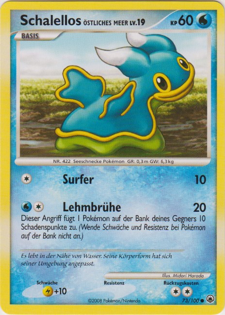 Schalellos Östliches Meer 73 — Majestätischer Morgen (German Pokémon TCG card)