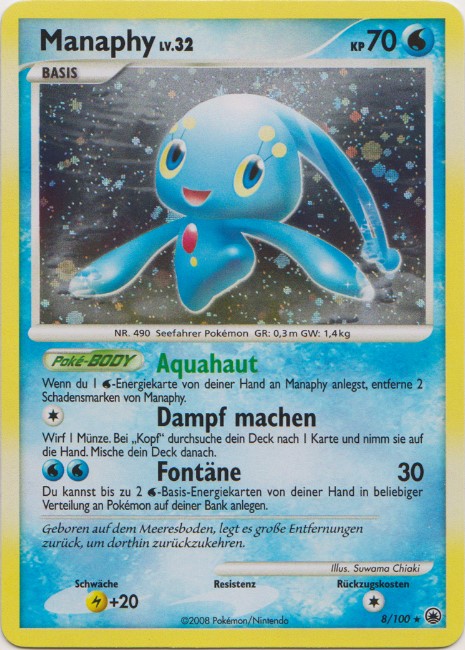 Manaphy 8 — Majestätischer Morgen (German Pokémon TCG card)