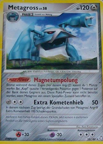 Metagross 10 — Erwachte Legenden (German Pokémon TCG card)