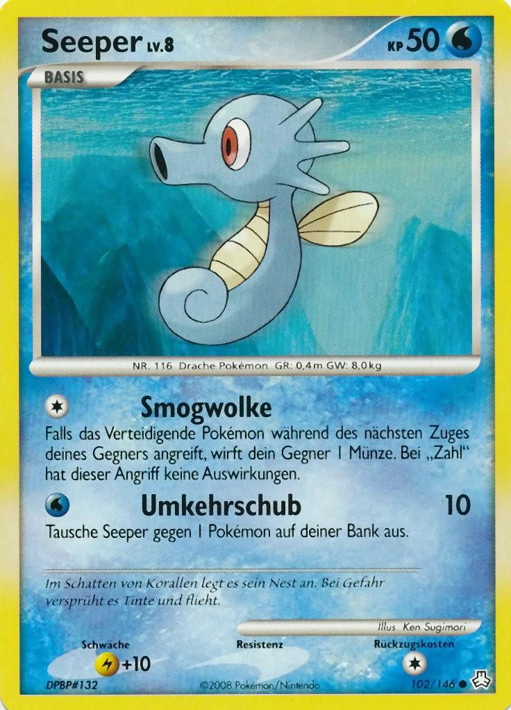 Seeper 102 — Erwachte Legenden (German Pokémon TCG card)