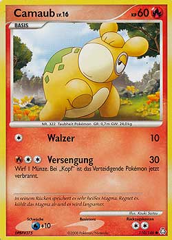 Camaub 110 — Erwachte Legenden (German Pokémon TCG card)