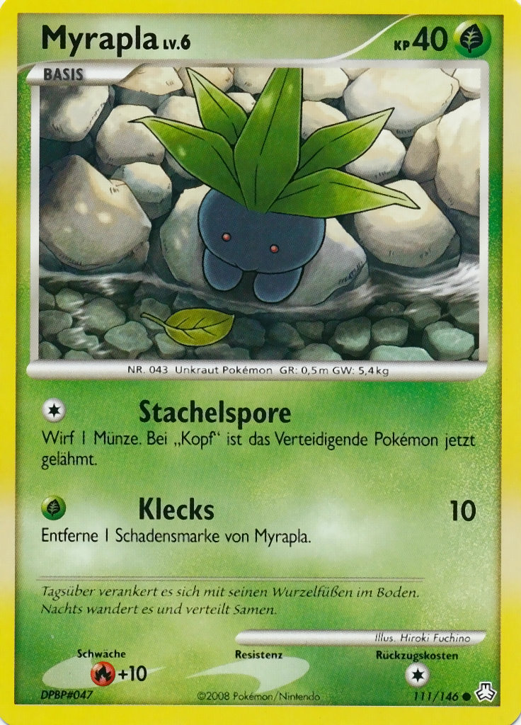 Myrapla 111 — Erwachte Legenden (German Pokémon TCG card)