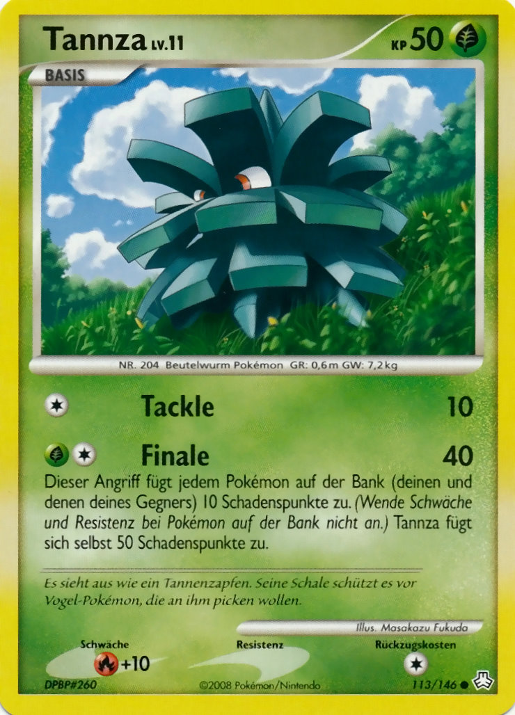 Tannza 113 — Erwachte Legenden (German Pokémon TCG card)