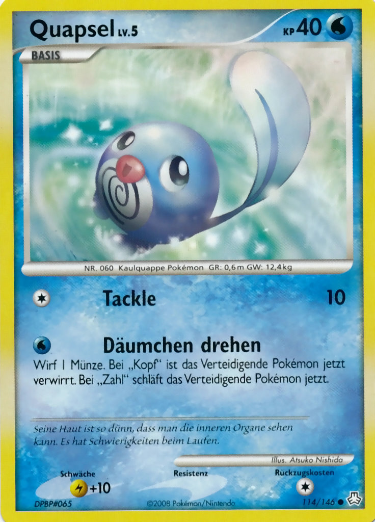 Quapsel 114 — Erwachte Legenden (German Pokémon TCG card)