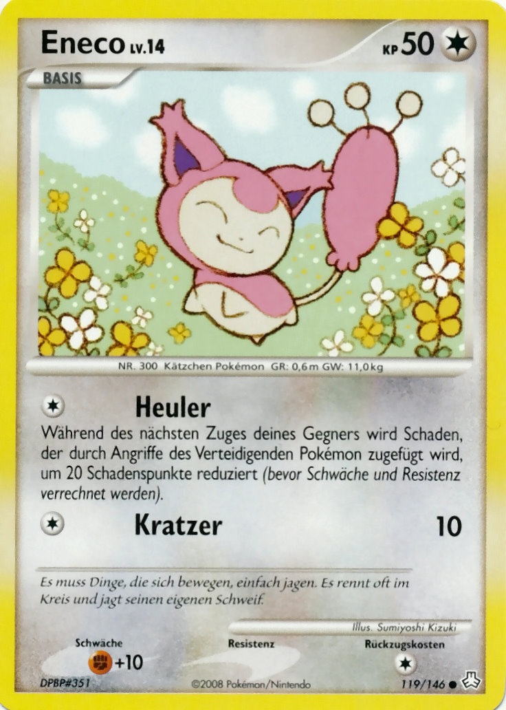 Eneco 119 — Erwachte Legenden (German Pokémon TCG card)