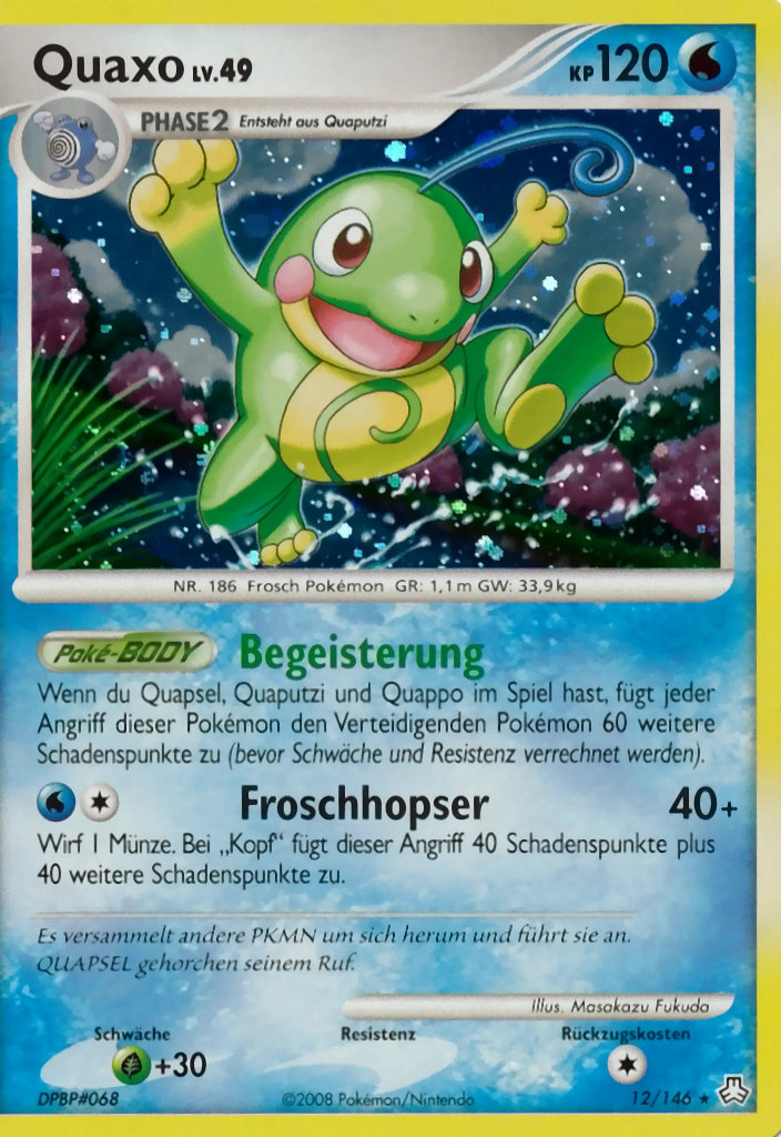 Quaxo 12 — Erwachte Legenden (German Pokémon TCG card)