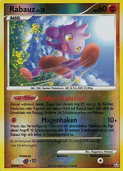 Rabauz 126 — Erwachte Legenden (German Pokémon TCG card)