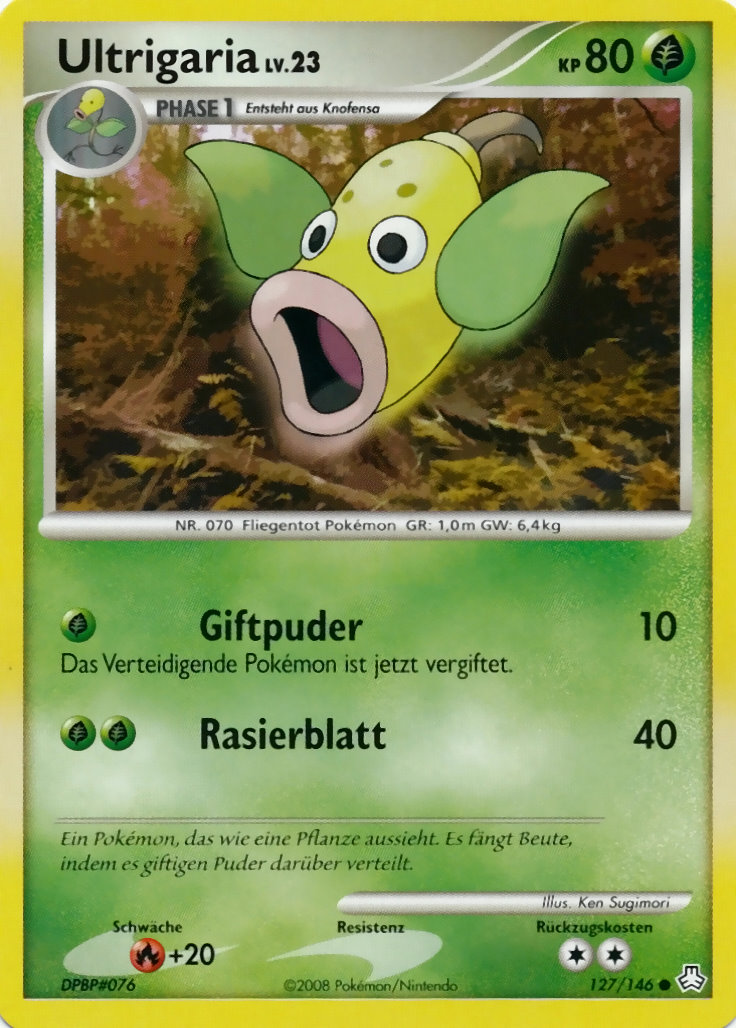 Ultrigaria 127 — Erwachte Legenden (German Pokémon TCG card)