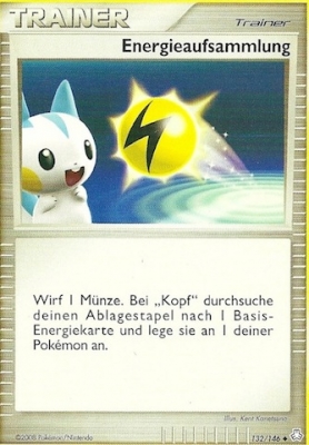 Energieaufsammlung 132 — Erwachte Legenden (German Pokémon TCG card)