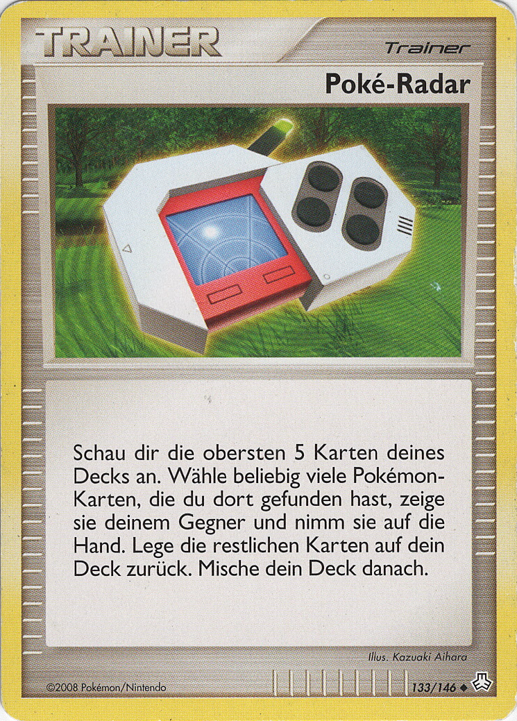 Poké-Radar 133 — Erwachte Legenden (German Pokémon TCG card)
