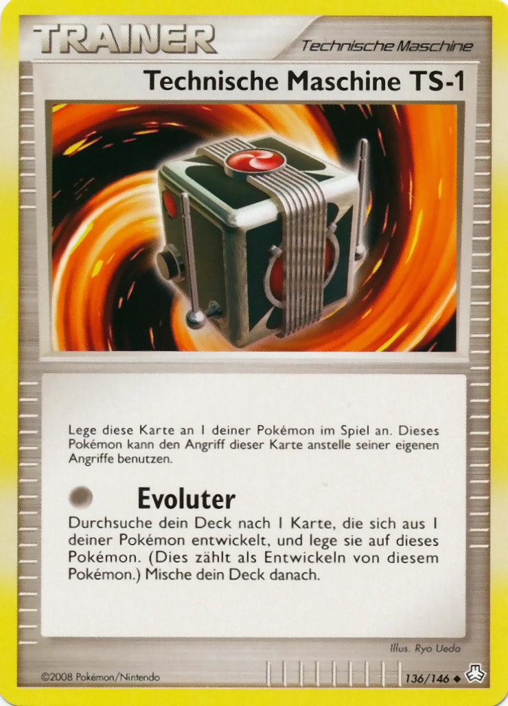 Technische Maschine TS-1 136 — Erwachte Legenden (German Pokémon TCG card)
