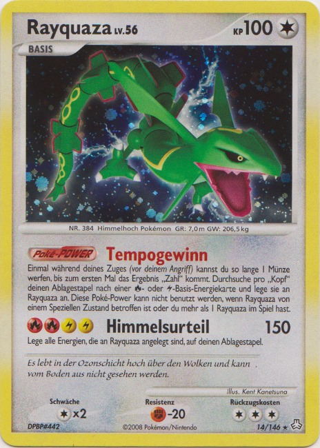 Rayquaza 14 — Erwachte Legenden (German Pokémon TCG card)
