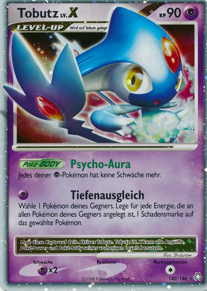 Tobutz 140 — Erwachte Legenden (German Pokémon TCG card)