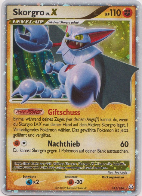 Skorgro 141 — Erwachte Legenden (German Pokémon TCG card)