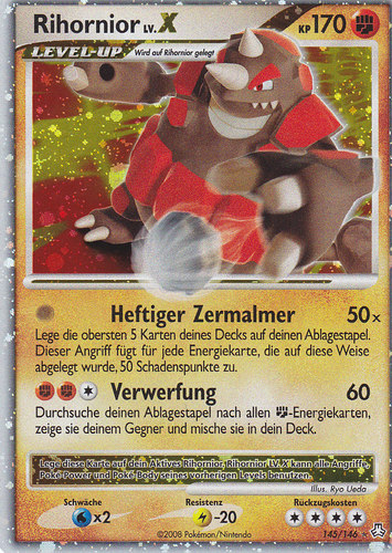 Rihornior 145 — Erwachte Legenden (German Pokémon TCG card)