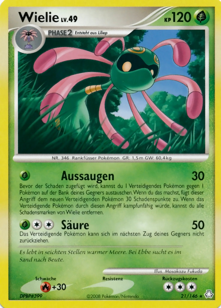 Wielie 21 — Erwachte Legenden (German Pokémon TCG card)