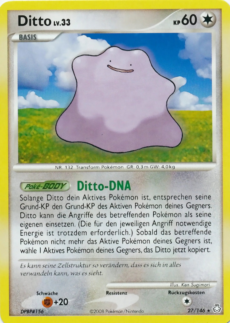 Ditto 27 — Erwachte Legenden (German Pokémon TCG card)